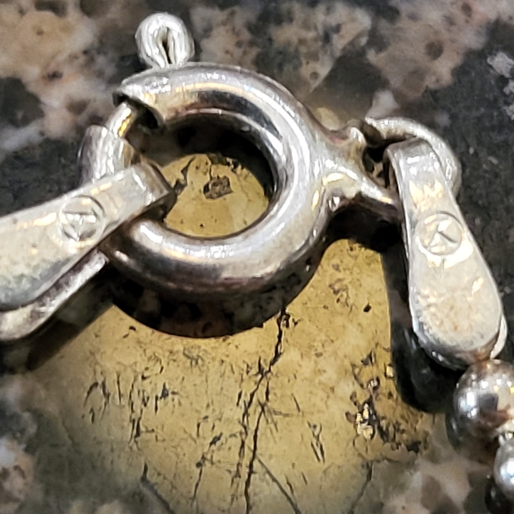 Sterling Silver Birthstone Boy & Girl Charm Chain & Pendant - Picture 7 of 9